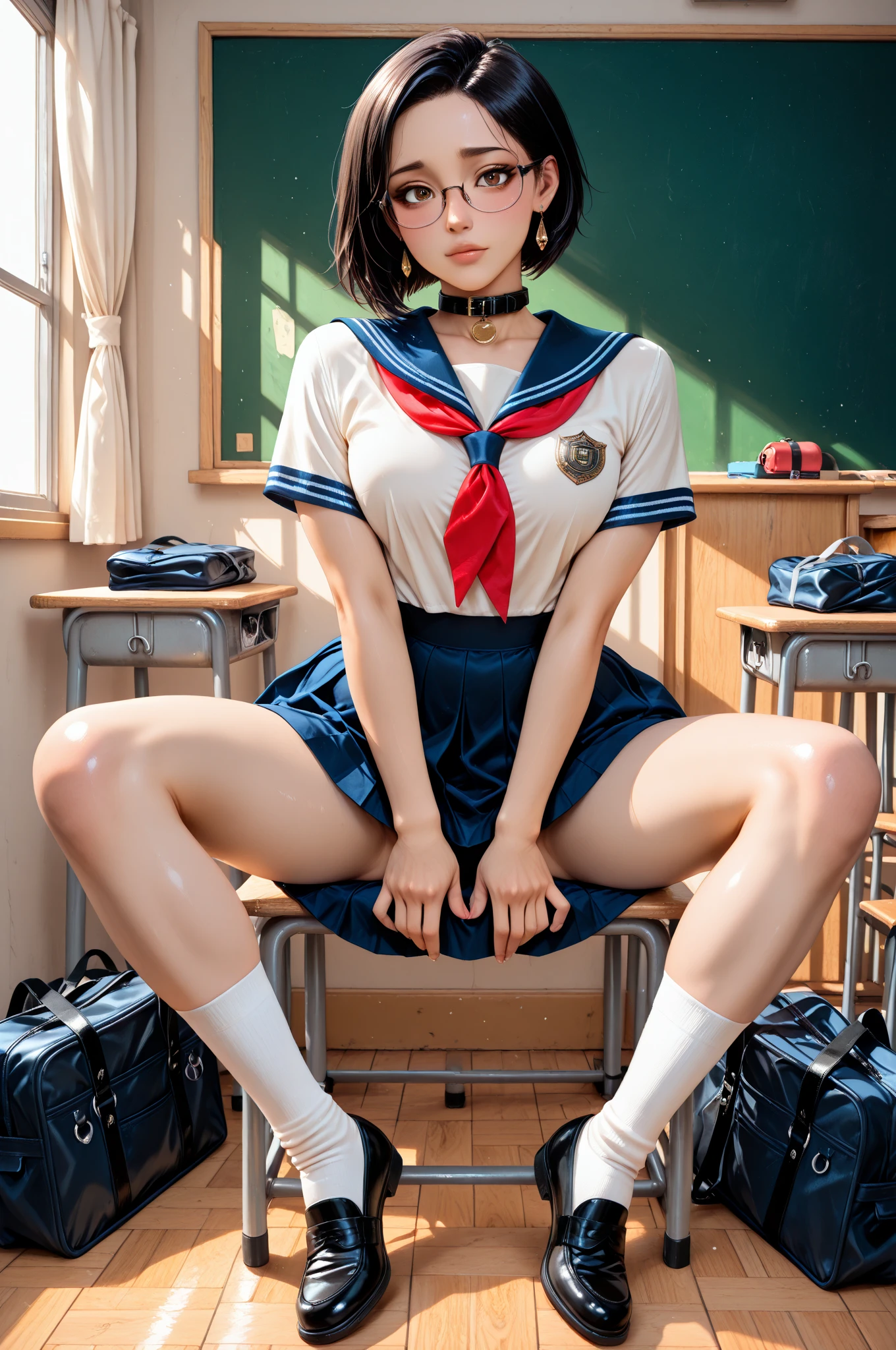 ((Browsing Caution))、masterpiece、最high quality、high quality、Best image quality、8k、最High resolution、High resolution、Realistic human body with attention to detail、Detailed and realistic skin、Realistic face in every detail、Realistic reproduction of every detail、Detailed and realistic lips、Detailed and realistic teeth、Realistic ears with great attention to detail、Realistic hair with attention to detail、Realistic breasts with attention to detail、Realistic areola with attention to detail、Realistic nipples with attention to detail、Realistic pussy down to the last detail、細部までリアルなvagina、Detailed and realistic clitoris、Realistic anus down to the last detail、Realistic female genitalia down to the last detail、Realistic hands with great attention to detail、Realistic fingers with attention to detail、(Beautiful Hands、thumb1reference4)、((Japanese Model))、((Elementary school girl))、((Junior.Idol))、((Teen))、((Young Face))、(Black Hair)、(Random Hairstyles)、((whole body))、((Full nudity))、((Small breasts))、((immature body shape))、(whole body光沢肌、Fair skin)、((toy(Inserting a 30cm dildo into her pussy)))、(((toy(Inserting a 30cm dildo into the anus)))、(((toy(信じられないほど巨大なディルドをvagina内に挿入します)))、((toy(Inserting a thick dildo and widening the pussy))、((toy(Inserting a huge dildo into her pussy makes it explode))、((toy(Huge black dick shoved into her pussy))、((vagina、Uterus、Urethra、vagina粘液))、((primary school、In the school classroom))
