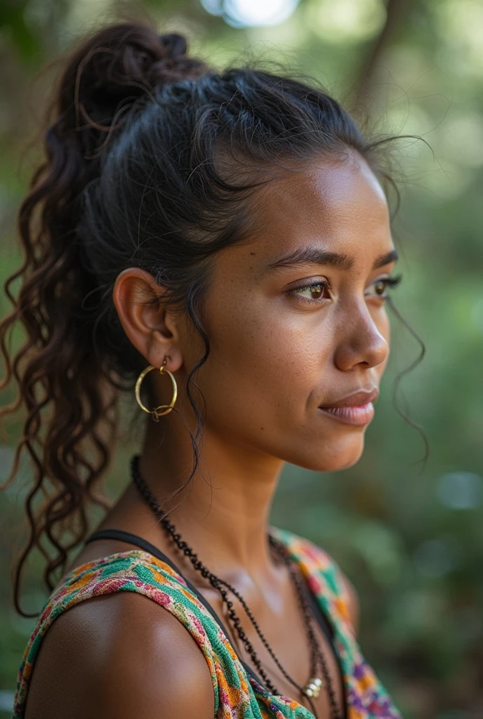  gorgeous latino girl hung with thick rope from treebranch only by the neck, eyes closed,  visible... dangling on one rope around neck, hung from tree, not smiling
