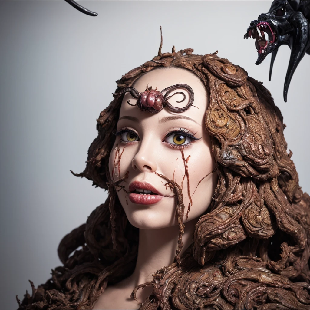 mdjrny-v4 style (tarantula:0.8) fairy smiling detailed face masterpiece best quality