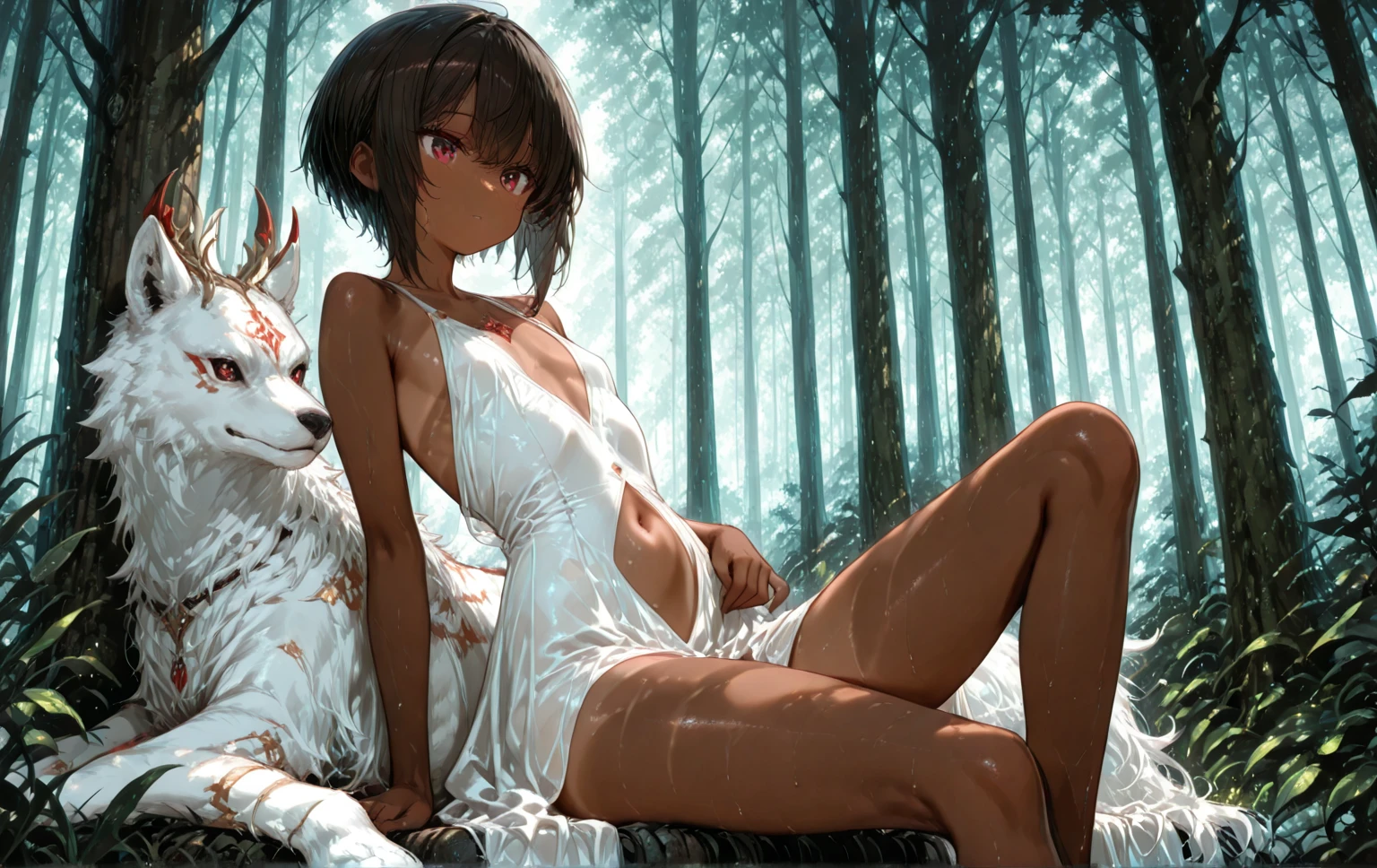 ((masterpiece,best quality:1.3)),Lori, solo, little girl,,
(extra short:1.4), (very short hair:1.4), (Short shaved sides), shaggy hair, No hair on the sides, detailed black hair, huge ahoge, :D, v-shaped eyebrows, flat chest, dark orange eyes, Bare navel,
Early in the morning, Gymnasium Background, Shoulder bare, beautiful arms,Top-less、Full body skin exposure、10 year old girl、exposed chest、raise arms、rabbit pose、Show the armpits