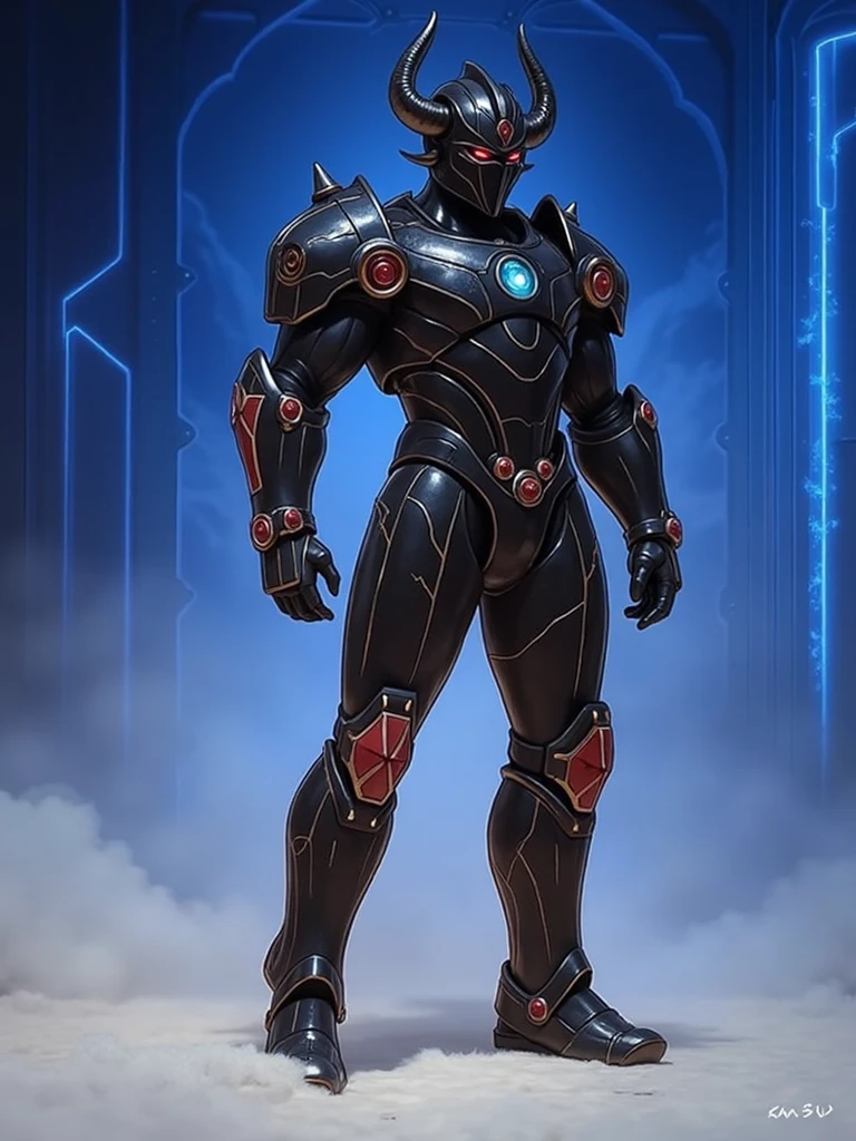 (extremely detailed CG unity 4k wallpaper),(masterpiece),(best quality),(ultra-detailed),(best illustration),(best shadow),(absurdres),(Detailed background),Handsome man, Black Advanced combat suit, short blond hair, aggressive pose, blue eyes,