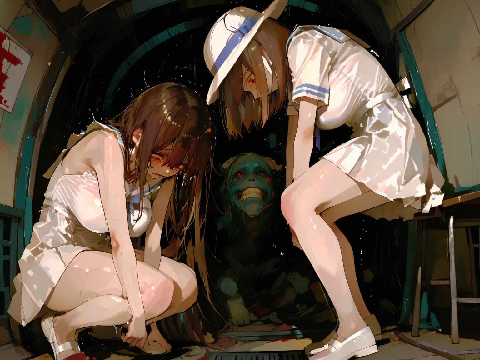 (masterpiece, best quality), 1girl, petite, loli, naked, pussie, nipple, (pole dance, poledancing), passion, pleasure, sex, penis, (anal penetration), anime, pablo picasso, zdzislaw beksinski, hr giger, jacek yerka, dark, tribal