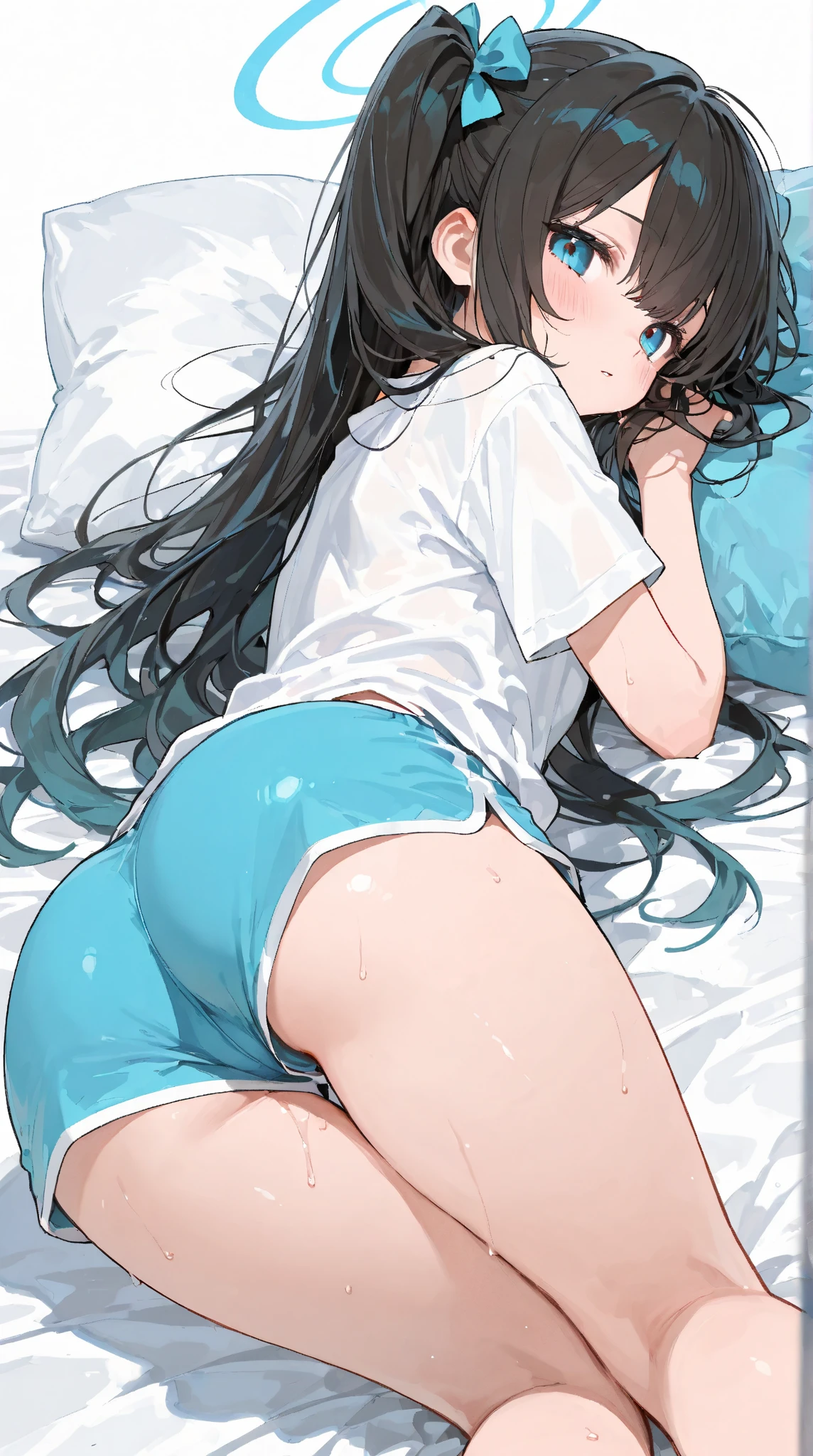 cute美少女、(naked)From above、cute、(Blushing and crying orgasm)、clitoris、anus、Black Hair、Lots of pubic hair