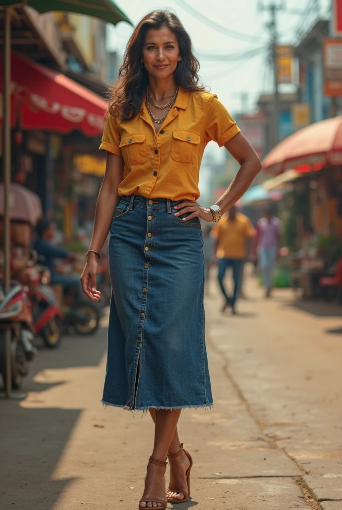 6 feet tall big  beautiful indian girl in shorts