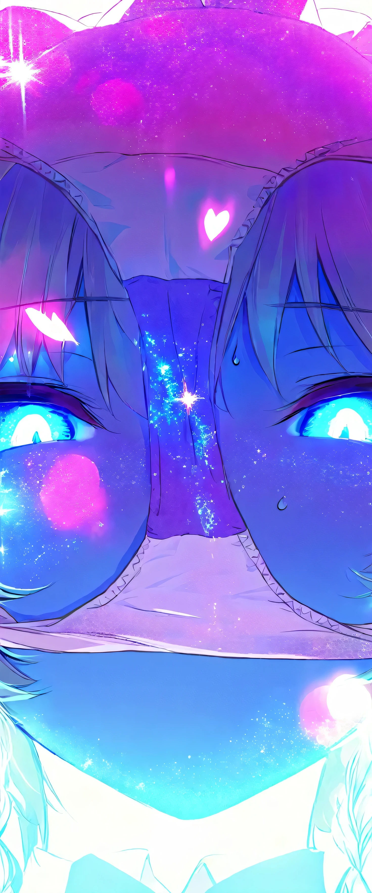 touhou project,Izayoi Sakuya,(beautiful girl: 1.3),masterpiece,Ultra-high resolution,Rich contrast,Very high quality,8k,Highly detailed CG unit wallpaper,Texture,So ridiculous,RAW Photos,Depth of written boundary 1.2,ultra-detailed eyes,Glowing Skin,Glitter Effect,Beautiful glossy lips,Circular Bokeh,(backlighting:1.2),kunka,Scarlet Devil Hall,pof,panties on head,pantyface,excitement,snort,Eyes are hearts,0__11Xx_illu