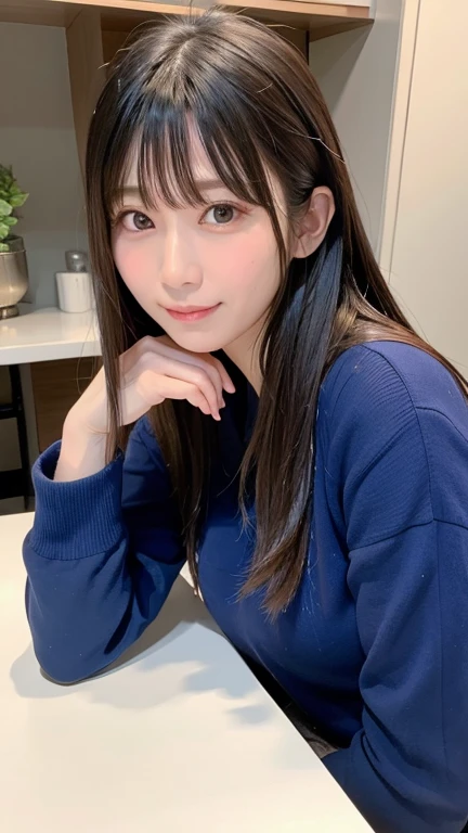 Japanese、woman、1 person、A randomly generated person with diverse  features hairstyle、Perfect ,Hold a hair tie、Raise your arms、Hair binding gesture