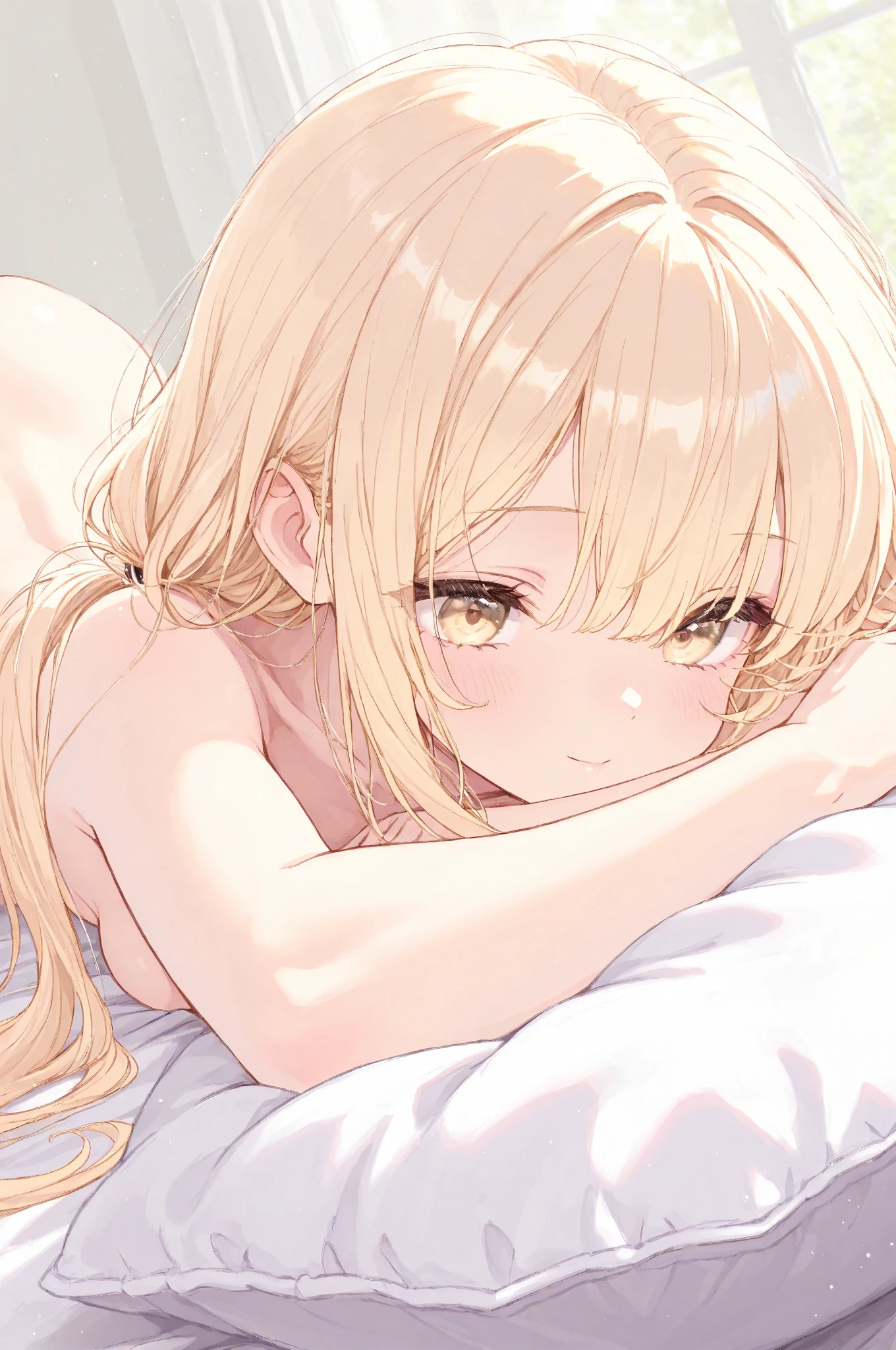 1girl ,((Shiina Mahiru,mahiru shiina)), (Long Hair,Straight Hair,bangs),happy smile, smile, Open your mouth,((nsfw,full,Nude,,Black knee-highs)),Real Summer,Daytime,sunny,My hair is blowing in the wind,whole bodyがイラストに入るように,Slender body,
BREAK indoors, School,図書室の中
BREAK looking at viewer,Beautiful breasts,Large Breasts,whole body,((Lying on your back,lie,lie down,Top view))
BREAK (masterpiece:1.2), Highest quality, High resolution, unity 8k wallpaper, (shape:0.8), (Beautiful details:1.6), Highly detailed face, Perfect lighting, Extremely detailed CG, (Perfect hands, Perfect Anatomy),