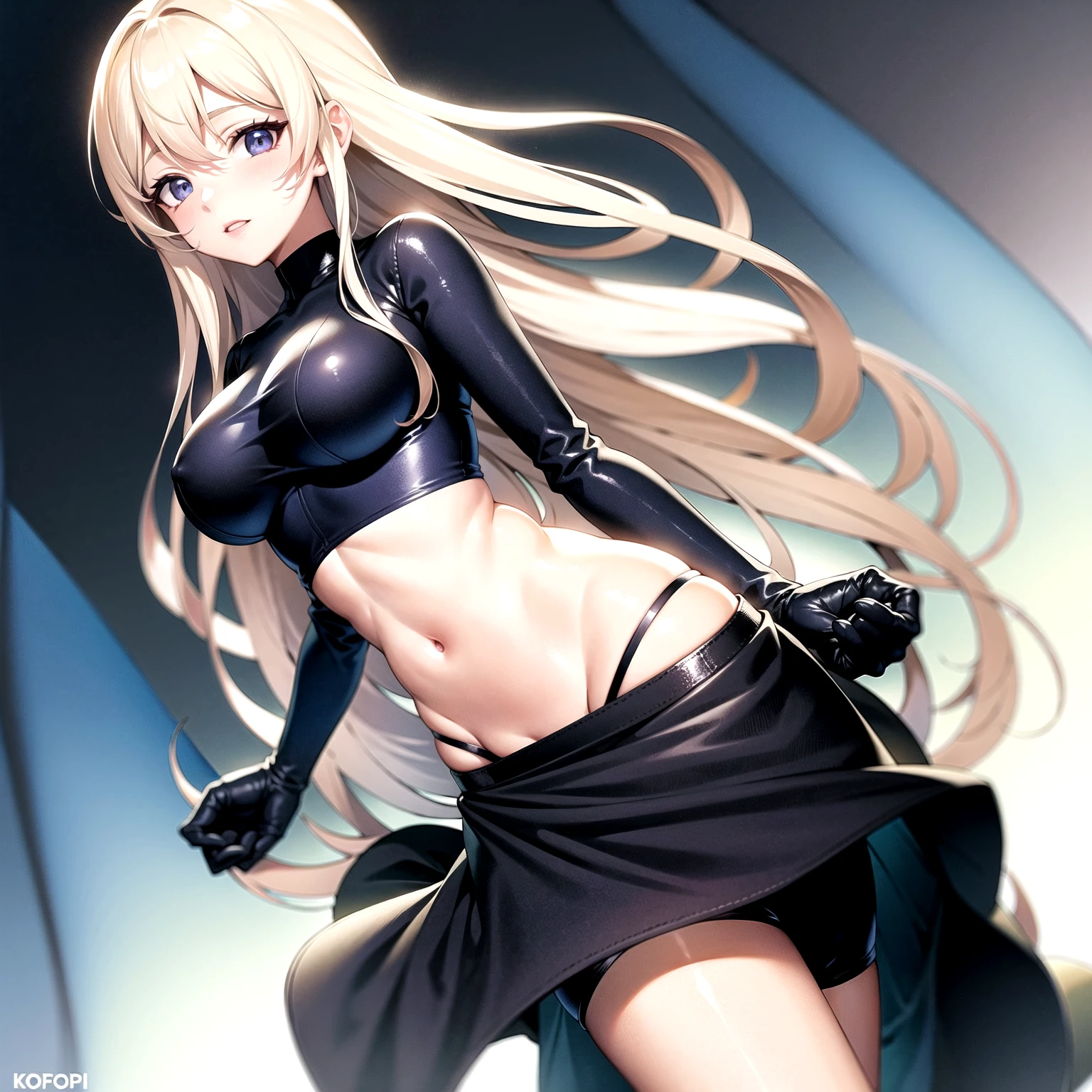 saratoga \(warship girls r\),((masterpiece)),(((best quality))),((ultra-detailed)),((illustration)),((disheveled hair)),((frills)),(1 girl),(solo),BDSM, Queen, mistress, (((One girl))), solo, (((Long gloves covered to the fingertips in black latex:1.4 ))), (((Black latex corset dress:1.4))), (((The corset dress is decorated with beautiful lace.))), (((Corset dress with shoulder straps))), (((Black latex tight mini skirt:1.4))), (((Black Thigh Boots))), Stiletto heels, (((Black latex panties))), (((Black latex bra))), (((Black leather collar))), (((Sexy pose))), Wide-open legs, (((Erotic))), (((Purple eyes))), (((Full Body Shot))), (highest quality), High resolution, A perfect masterpiece, highest quality, Soft and dim lighting, Good lighting, wallpaper, Side lighting, Perfect lighting, Focus Only, Shiny skin, Detailed eyes and face, Professional photography shadow lighting, ((Look forward:1.2)), ((Upper Body:1.2)), highest quality, nature light rays, Shadow, (Focal length blur:1.4), 1 girl, bangs, alone, Seat Blades, Very long hair, Voluminous Hair, Side Lock, Red earrings, Hair above one eye, clavicle, Golden Choker, Mediu, (((Cowboy Shot))), (masterpiece), 8k, blue eyes, blonde hair，