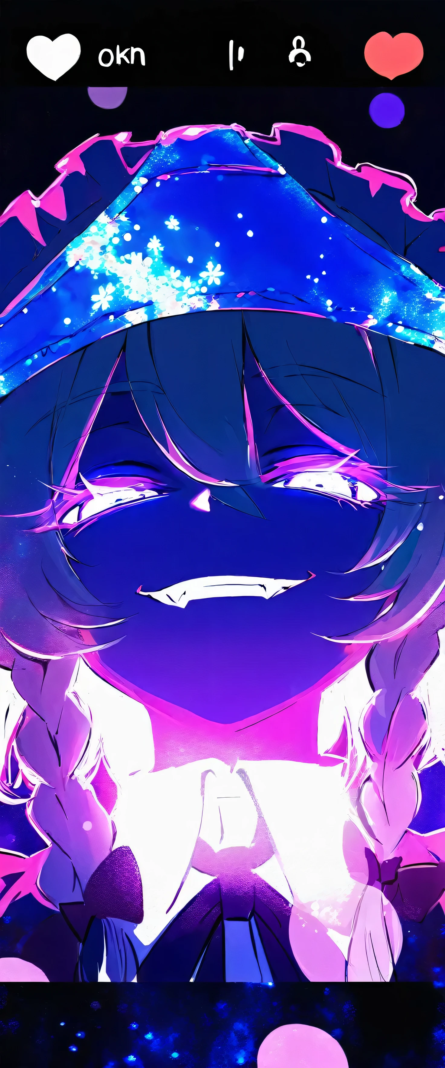 touhou project,Izayoi Sakuya,(beautiful girl: 1.3),masterpiece,Ultra-high resolution,Rich contrast,Very high quality,8k,Highly detailed CG unit wallpaper,Texture,So ridiculous,RAW Photos,Depth of written boundary 1.2,ultra-detailed eyes,Glowing Skin,Glitter Effect,Beautiful glossy lips,Circular Bokeh,(backlighting:1.2),Scarlet Devil Hall,pantyhat,panties on head,excitement,snort,evil smile,Eyes are hearts,0__11Xx_illu