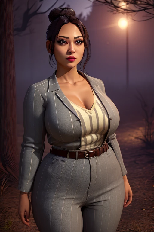 masterpiece, best quality, very awa, highres, absurdres,  bloom, shadow, sidelighting, x3d, depth of field, blurry background, bokeh,
1girl, ada wong, feet out of frame, asian, mature female, upper body,
standing, contrapposto, hand on own hip, armpit, hand up, holding cigarette, smoke trail, handgun,
looking at viewer, blush, raised eyebrows, head tilt, forehead wrinkles, black eyeshadow,
brown eyes, short hair, black hair, thick lips,
wristwatch, white shirt, black skirt, collared shirt, long sleeves, office lady, shoulder holster,
outdoors, night, street, city lights, starry sky, lamppost, building, city, path, park, tree, bench
<lora:x3d V2 Locon NoobAI VPRED dec0.05 tagdrop01_1:1> 5 fingers