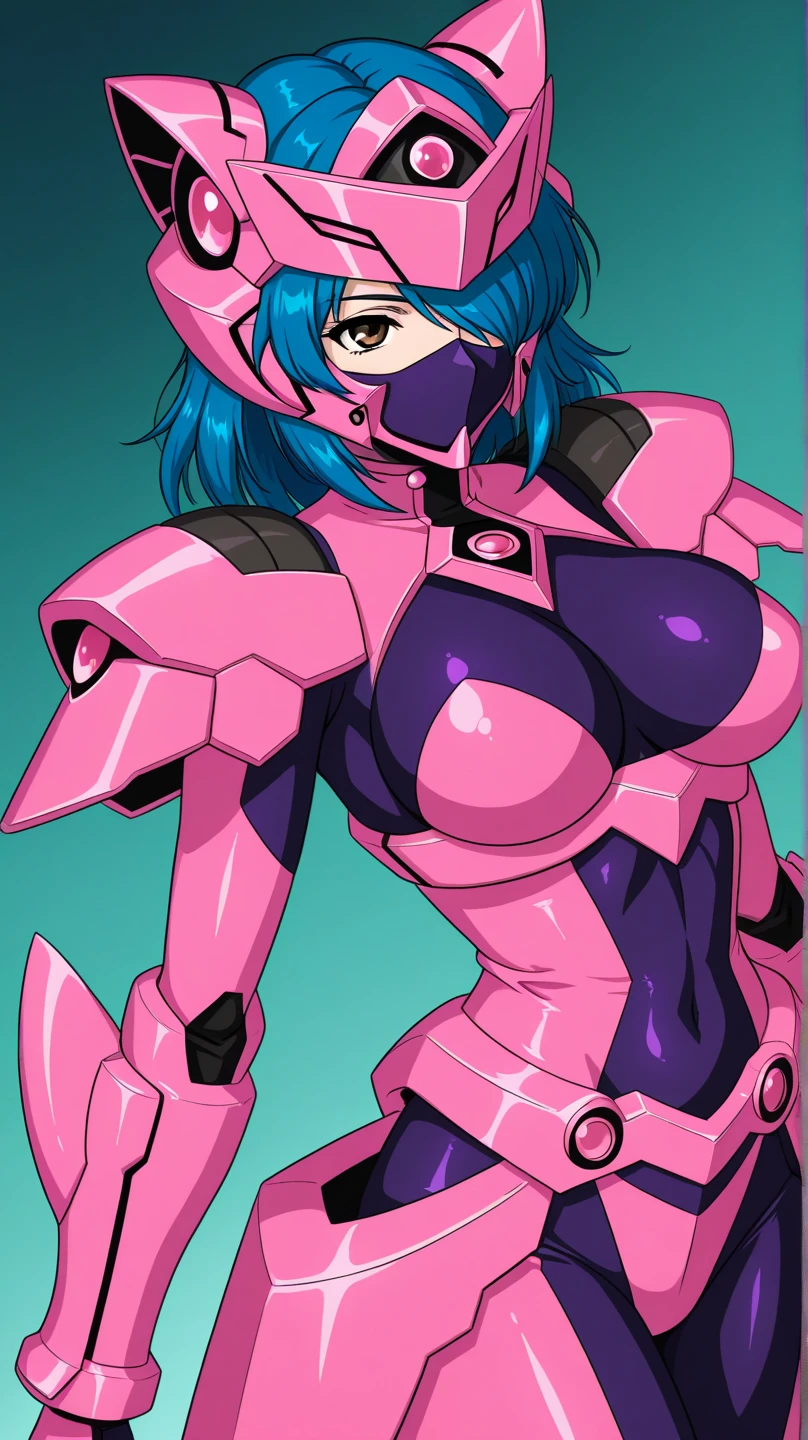 score_9, score_8_up, score_7_up, score_6_up, score_5_up, score_4_up, BREAK ,cowboy shot,smile,puffy lips,lipstick,sexy pose,rating_explicit,source_anime,anime screencap,looking at viewer,1girl,solo,
edgMM, long hair,  looking at viewer,standing, bodysuit, wearing edgMM mecha musume
 <lora:edgEroMechaPony:1>