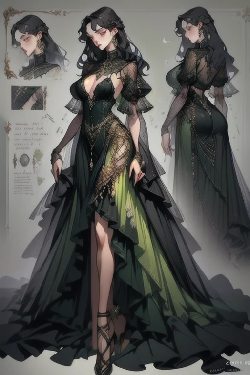there is a woman walking down a path with a peacock, artstyle tom bagshaw, a beautiful artwork illustration, digital art of an elegant, artgerm and tom bagshaw, ghibli tom bagshaw, tom bagshaw style, inspired by Art Frahm, beautiful digital illustration, elegant digital painting, stunning digital illustration, exquisite digital illustration  объемный mist, mist, ray traced, z, Transmission of bright light from below, (tmasterpiece) (beste-Qualit) (Detailed) (8K) (电影灯光) (Sharp focus) (an intricate)