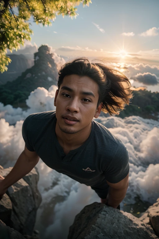 A man see on the sky