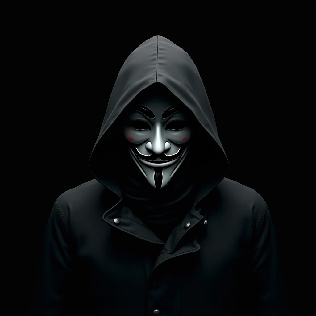dark art ,using guy fawkes mask,darkness,obscure,4k