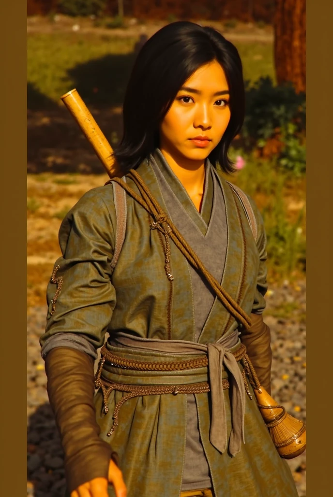 Bayangkan seorang samurai dengan baju zirah yang mengkilap di bawah cahaya bulan. Dia berdiri tegak di atas bukit yang dihiasi oleh pohon sakura yang sedang mekar. Angin malam menggerakkan rambut panjangnya yang hitam, sementara pedang samurainya terselip di sabuknya dengan gagah. Di latar belakang, terlihat gunung yang menjulang tinggi dan langit yang dipenuhi bintang. Itu adalah gambaran anime 4D bertemakan samurai yang keren.


