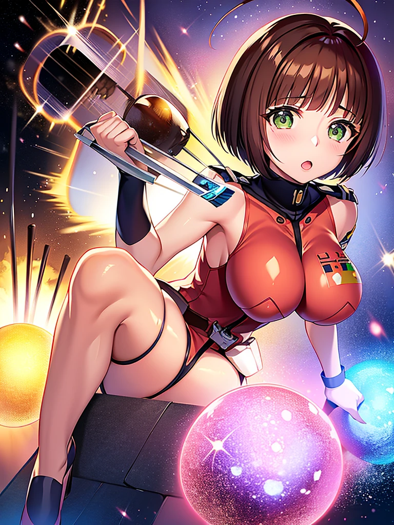 table top, highest quality,Rei Ayanami、((Bunny ears,collar、tuxedo、yellow rubber bunny girl suit、black pantyhose、Yellow high heels))、big and full breasts、sexy body、huge breasts,1 girl, group sex, sex, Insert two at the same time, multiple boys, multiple penises、please reconsider,big breasts, grab your chest, 他人のgrab your chest, Gonzo、後ろからのsex,Grab your butt、girl on top、bondage, bound,restrained ,rope, turn your arms behind your back,spread your legs、Crab crotch、Raise your butt high、temporarily stop、Fluid overflowing from the genitals、excess semen、trembling girl ,shiny skin,Tremor effect motion line ,Sweat,vapor