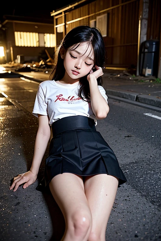 (Realistic, photo Realistic:1.2), ((Highest quality)), Return the center of gravity, Quite embarrassing, White panties, (Showing panties:1.4),Tight Skirt, (Panty shot:1.3), (Pull-up skirt:1.3), (Squat:1.4), Heels on the ground, Spread your legs a little, Squat with your knees raised, Put your butt on the ground, Black Penny Loafers, Beautiful face details, Real human skin, Gentle expression, Front view, angle from below, Realistic, photoRealistic, cute, Short skirt, Squat deep on school grounds, cute school girl, Japan