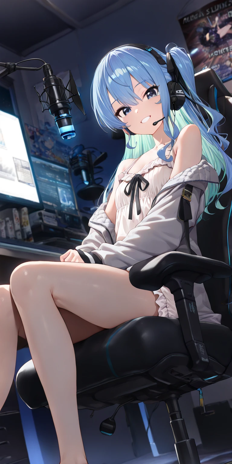 ((POV, sitting on sofa, spreading legs, panties, skirt lift, cameltoe, )), (((sinon, Wedding dress. ))), serving coffee, toast, desk,