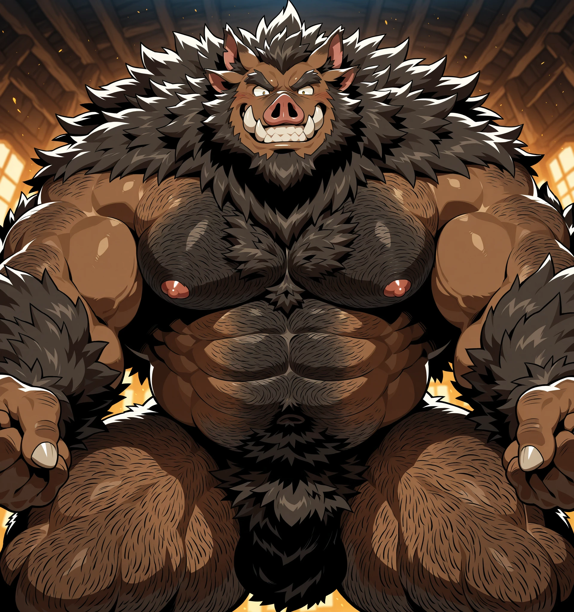((Um no, Pumped male demon with hairy dragon appearance and yellow eyes dawns with the (red skinned) e um corpo humanóide com feições feias que mostra sua força Intimidating Enforcera cheia de luxúria e malícia mostrando sua língua preta e dentes afiados babando se masturbando sentado com as coxas abertas olhando de um jeito que parece desafiador, Intimidating Enforcer, shameless, luxurious and seductive, (part of penile heresion, head appearing and becoming thick and hard so that your balls demonstrate satisfaction and relief with greater, bottom balls)), (there is another pumped humanoid demon, but he has white skin, Beyond the mouth, penetration between the groin, sucking the heresy on the penis, gay oral sex, looking satisfied, gaping mouth, gasping, tongue out) they covered his penis with their mouth