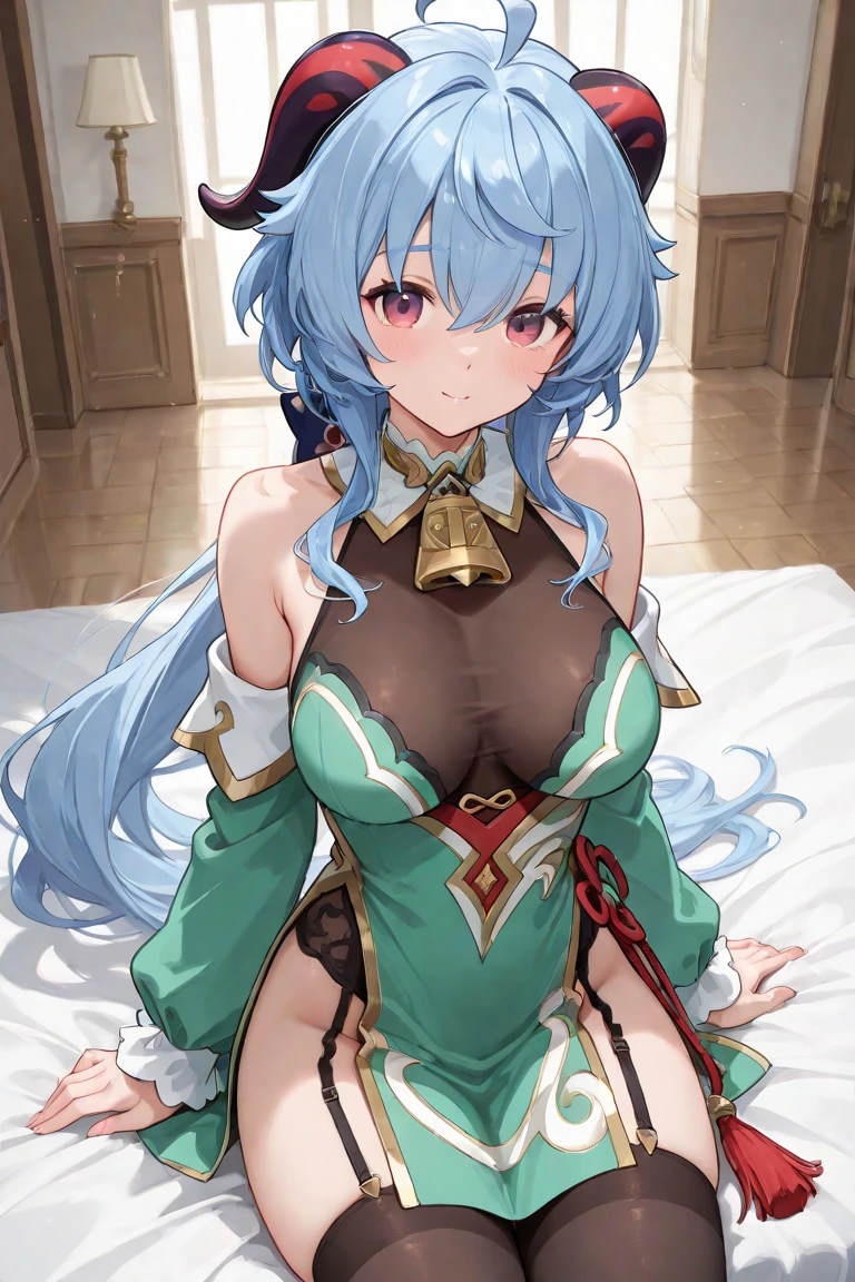 ((最高品質)), ((傑作)), (詳しい), 完璧な顔,break.green eyes,(hime cut:1.4),long hair,(blue hair:1.4),embroidery breastplate ,metal accent cape,thighhighs,see through thin micro bikini,break,from front,foot focus,Tall,Voluptuous,Chubby,thicc,curvy,(((squatting,spread legs,spread pussy,arms behind back))),(moody face),embarrassed,bashful, anguish,(red condom in mouth),looking at viewer,(embroidery breastplate ,metal accent cape,thighhighs,shirt lift,see through thin micro bikini:1.2),in Romanesque architecture,(election of nipples:1.3),spread pussy,extremely detailed pussy,pubic hair,high heels,