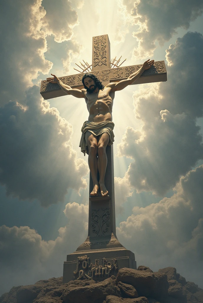 crucifixion, gotic harts, lut, denoise deep depth of field