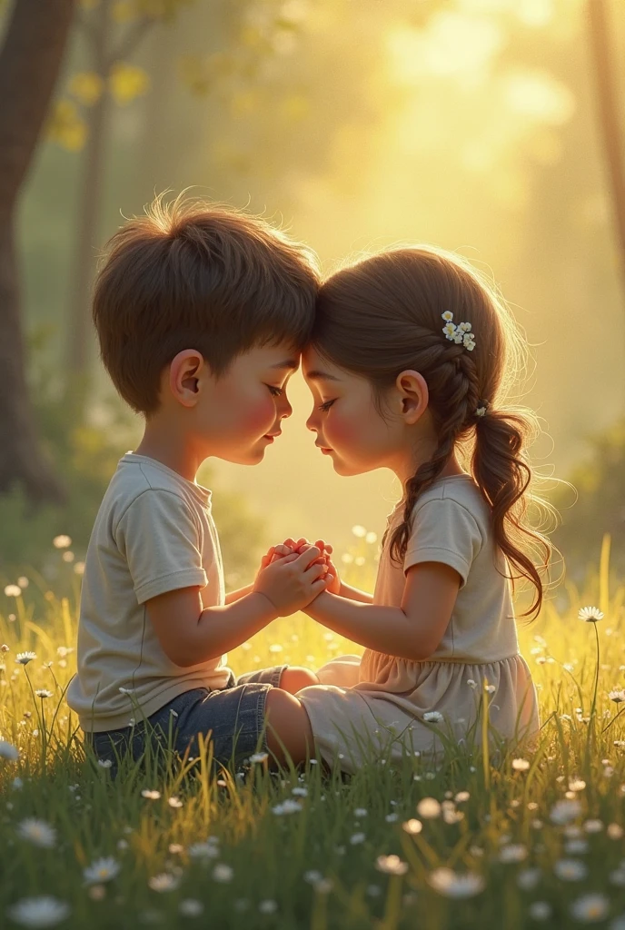 one boy and one girl romance image 