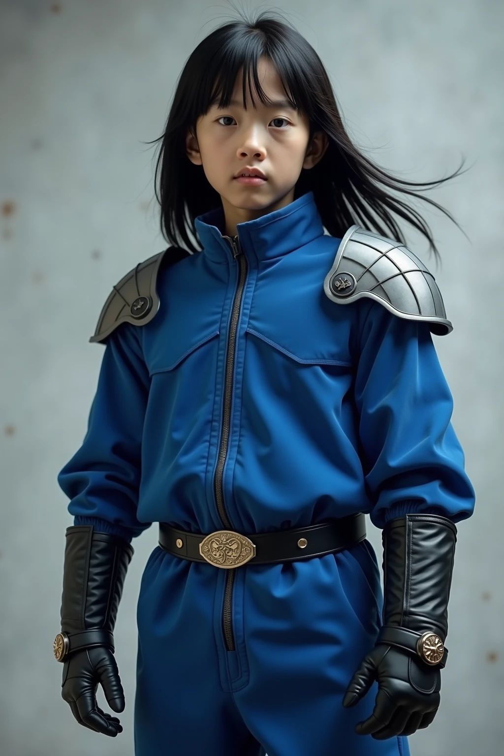 Adam Gregory como Neji Hyuga, Extremely Realistic, Very Beautiful, 12 years old, Long hair