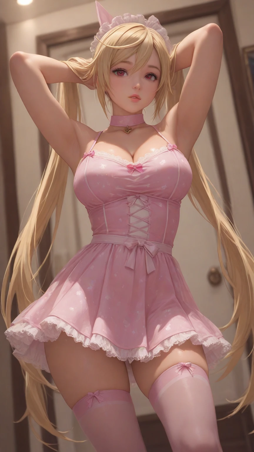 sexy, sweat, fascinating, (Sexual smile), smile, (see-through dress), macro lens, UHD, retina, masterpiece, best quality, highres, 1080P, 16k