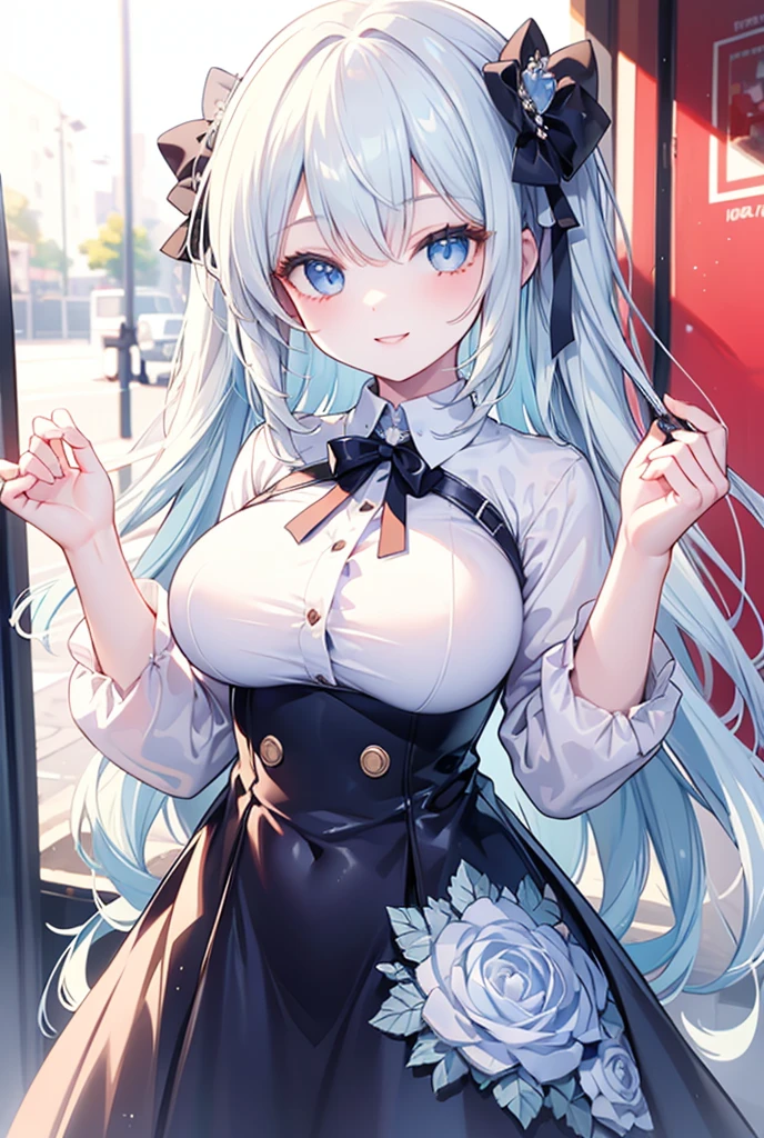 21,1 girls, large sized breasts
