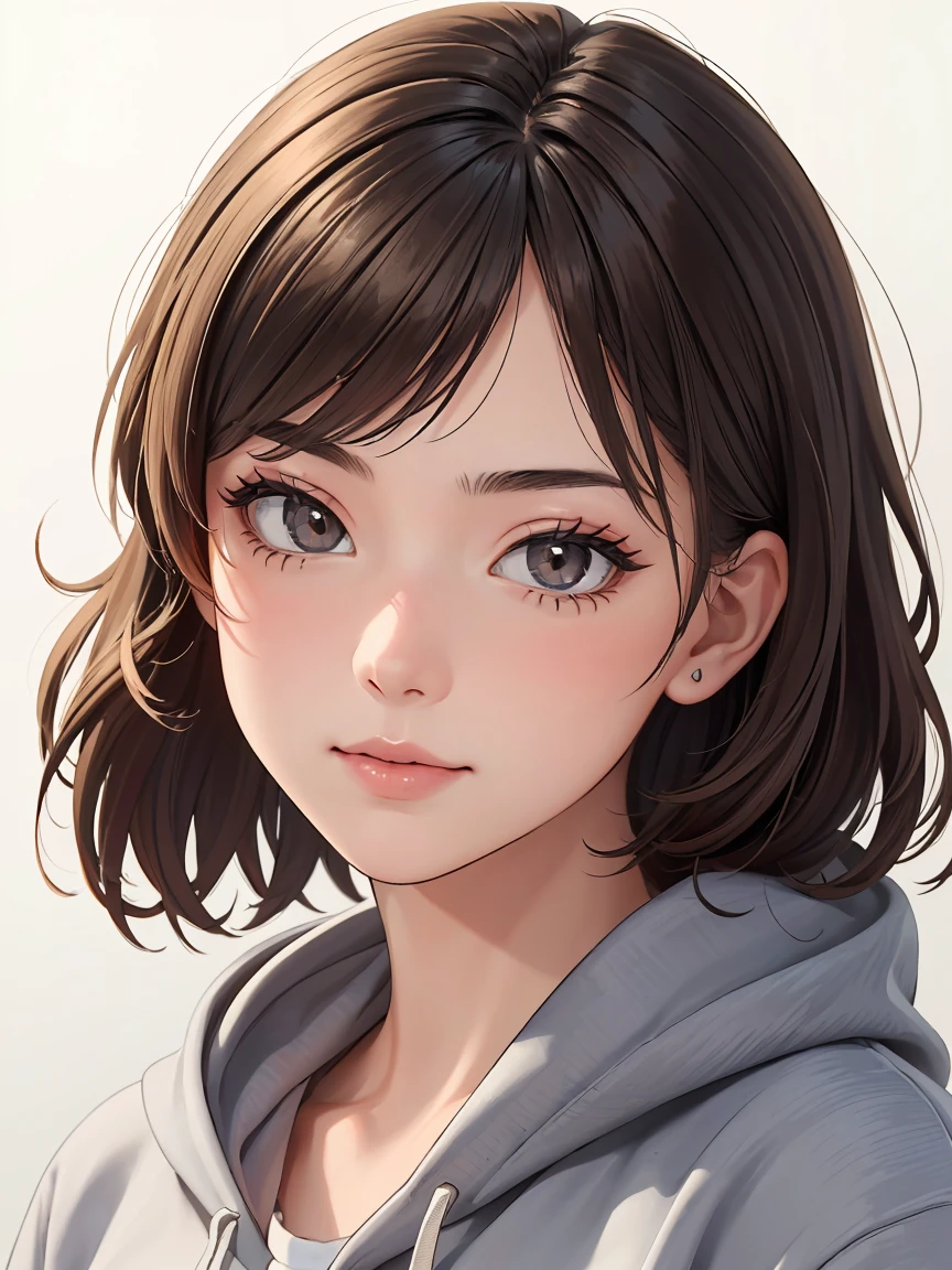 (((1 personの少女)))、((1 person)),Masterpiece,best quality, ((Shy smile))), ,(((Date)))、,((White blouse))、((Spring background)),、((Jasmine flowers)),determined expression, Upper body diagram、 (Highest Resolution、Clear_image)、Best Quality、Light and shadow contrast、((illumination))、Very detailed、Semi-realistic、Short hairstyle、Brown Hair、bangs、19 years old、　Lady,,young、((View from top))、Delicate  Features