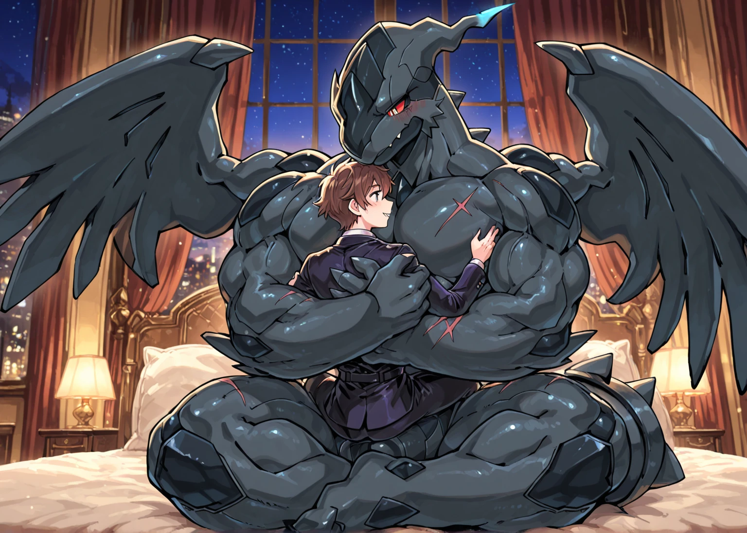 high resolution,High Resolution,(((8k resolution))),Super huge erect penis,8-year-old boy,Crying face,Drooling,Bodybuilder-like muscles,Sexy nipples,????????? a lot,Trembling,Expressions of drowning in pleasure,2boys~4boys,Muscular thighs,Spiderman Suit,Devil's Body,Big Wings,Riding on your own alter ego,Transform into an evil demon,Castle town fountain square in broad daylight,Sunlight hits from the front,muscles like the hulk,Super Saiyan,Realistic,Completely ?????,Tattoo,Group Anal Sex,Detailed face,baby,??? so intense that the penis shakes