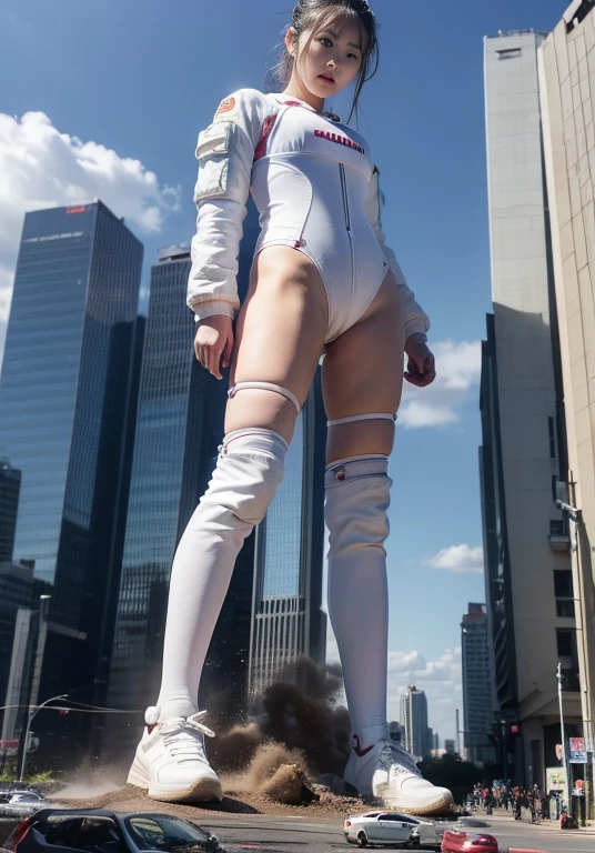 ((top-quality、in 8K、​masterpiece:1.3、Raw photo))、Super high quality photos, ((Airfield runway)), ((Aerial Photography)), Japan Top Idol Women With Perfect Beauty, Perfect beauty, ((slim figure))、((der riese))、((Pajamas)), ((not wearing bra)), (( are protruding)), Airports for international flights、 (Photorealistic: 1.4), (Ultra-high detail), (hyper realisitic: 1.4), (Realistic: 1.3), (Smooth lighting: 1.05), 1girl in, Solo, (Japanese actressl),　 20yr old, Full body, ((camel's toe)), ((der riese)), Size difference, cinematlic lighting, ((slim thigh)), ((Perfect beauty)), ((The most beautiful face)), ((Transcendent beauty)),、((Airfield runway)), ((slim figure)), ((Small Business Aircraft)), Small Cars, ((Small people々is running away)),((Aerial Photography)), Real rain, wetting hair, (( are protruding)), ((camel's toe)),