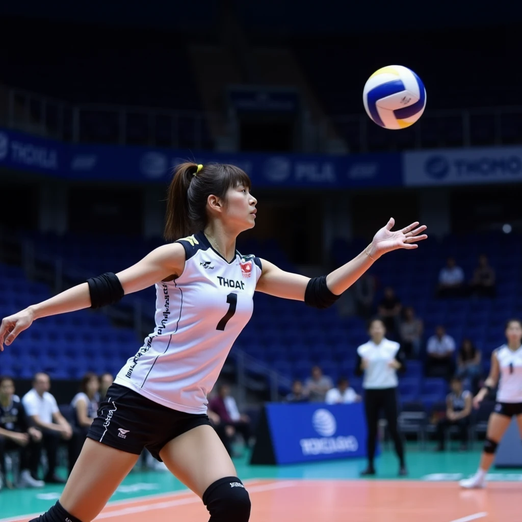 Highest quality，masterpiece，Ultra-high resolution, Very detailed, 8k，Beautiful 25 year old Japanese woman:1.5, blunt bangs, Very short hair、　Small face, Breast Augmentation Surgery、　(very tall volleyball player:1.5), Condescending smile:1.8、　Very detailedな臭い脇の下