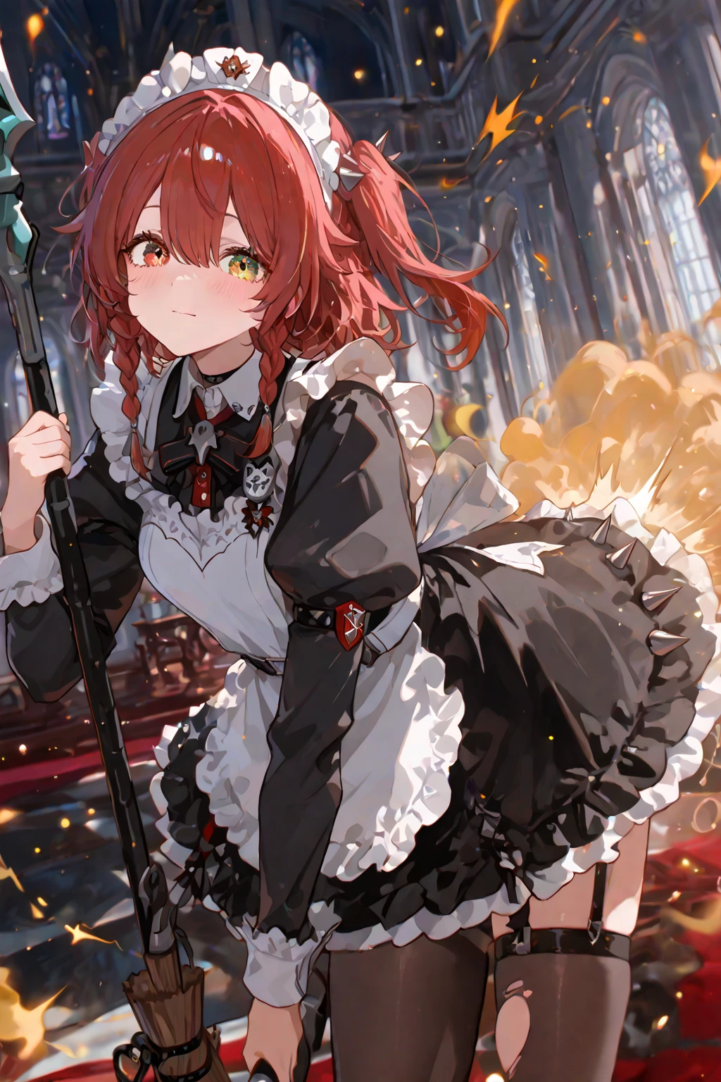 (masterpiece, top quality, best quality, official art, beautiful and aesthetic:1.2),ultra-detailed,intricate details,amazing illustration,award-winning art,atmospheric, 
BREAK 1 beautiful girl, (kawaii:1.5), (Chibi: 0.8), (kawaii: 1.5), (Lori: 0.5), (17 years old girl), BREAK(Red hair, short-hair,Two buns hair:1.4),(:D,grin:1.3),( Heterochromia,The blue eyes,The green eyes, Eye Highlights,The first hyperfine stars:1.45), star the eye silhouette thick eyelashes, naked boobs double eyelids:1.2),(de pele branca), (The best smile,:D:1.45), BREAK,

BREAK
country style, western-inspired clothing, cowboy boots, denim, plaid shirts, rustic accessories, earthy colors, casual comfort
BREAK
brutalist art, raw concrete, geometric forms, architectural sculptures, bold textures, industrial aesthetic, unadorned surfaces
BREAK
scientific discoveries, technological innovations, cutting-edge research, modern advancements, futuristic designs
BREAK
Victorian patterns, 19th-century designs, ornate motifs, intricate details, historical influence, decorative art, lavish aesthetics
BREAK
Illustrate a selfie-style image, capturing a personal moment, casual expressions, and a sense of candidness
BREAK
Illustrate a gravity controller, with the ability to manipulate gravitational forces, bending the laws of physics to their will
BREAK
Design a black-and-white image, emphasizing tones, contrasBREAK,wakame,wakame,wakame,(Cowboy Shot:1.4),

BREAK,(Blurry background:1.3),(absurderes, hight resolution, Super Detail Art),cel shading,Clear Color, Lonely optical effect, Beautiful pictures, Bright glow, mystic atmosphere,(Close-up of girl:1.1), Mystical light particle effect,manga influence, clean line drawings,