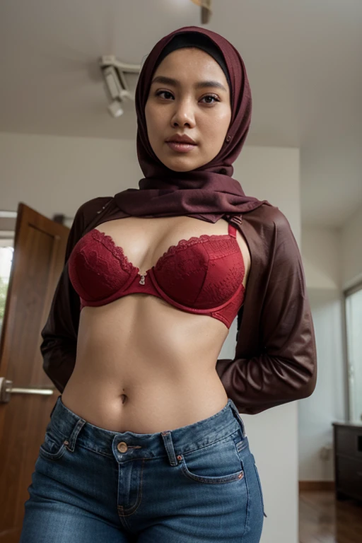 (((Naked))), Bodybuilder Naked, (((HIJAB MALAY GIRL))), masutepiece, High quality, UHD 32K, Realistic face, Realistic skin feeling , A Japanese Lady, 8 years old, , Very cute and baby-like face, (((FLAT CHEST))), (MATRIX WORLD), ((look In front  at the camera and SADNESS)), (((RED FLUORESCENT))), (((CUTE GIRL))), ((RED LIPS)),  little Bodybuilder, ((flat chest:1.5)), (((sunglasses)))