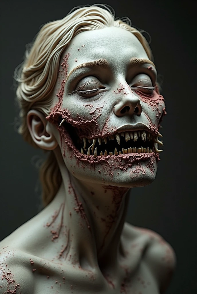 Photo of a zombie girl
