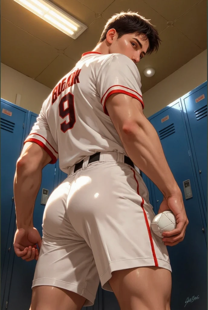 masterpiece, best quality, highres, male focus, solo focus, astronaut, astronaut outfit, astronaut hat, in spaceship, male, hairy, beefy, scruffy, manly, pov, multiple boys, 2boys, penis, multiple penises, anal, sex, erection, uncensored, blush, on back, lying, testicles, large pectorals, thick thighs, muscular male, short hair, brown hair, happy sex, open mouth, , cum in ass, ejaculating while penetrated, cum on boy, sweat, brown eyes, armpits, looking at viewer, leg grab, bottomless, spread legs, tank top, shirt lift,mature male, muscular male,
