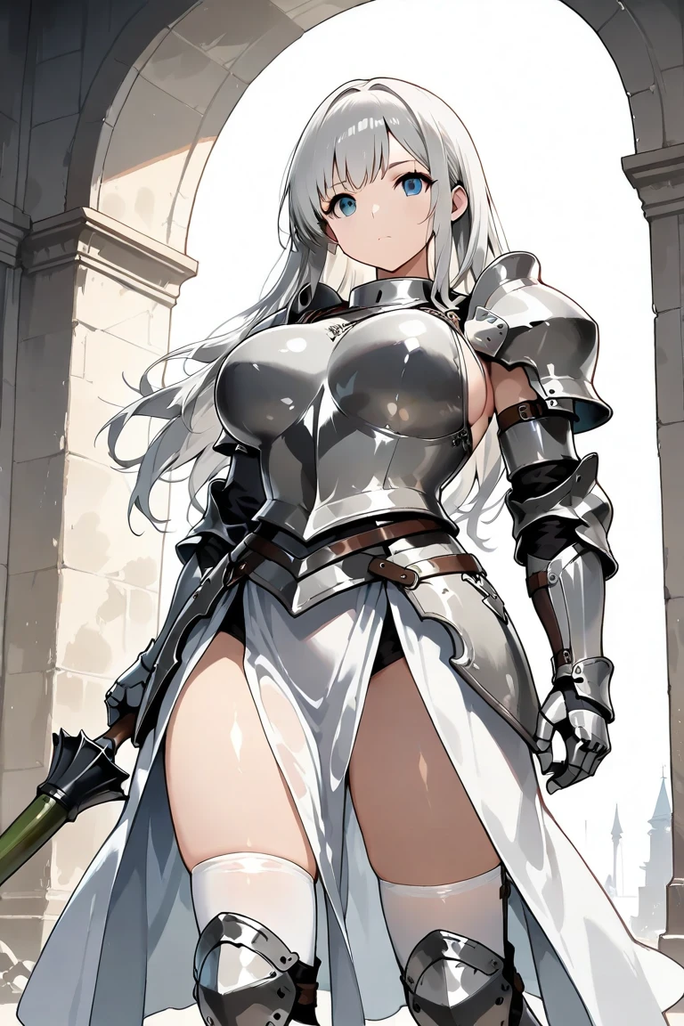 score_9, score_8_up, score_7_up,
vl4dil3n4, silver hair, ahoge, standing at attention, looking at viewer, white armor, breastplate, bare shoulders, evil smile, lying on bed
<lora:vl4dil3n4-ponyxl-1-000009:0.7> <lora:Concept Art Twilight Style SDXL_LoRA_Pony Diffusion V6 XL:0.8>