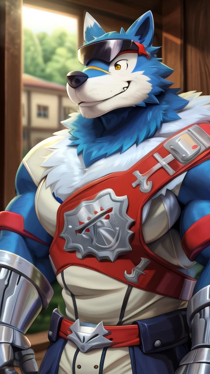 Machgaogamon、huge muscle ARMs、detailed_Face、posing、SHADOW ress、huge Groin bulge、huge muscle pectoralis major