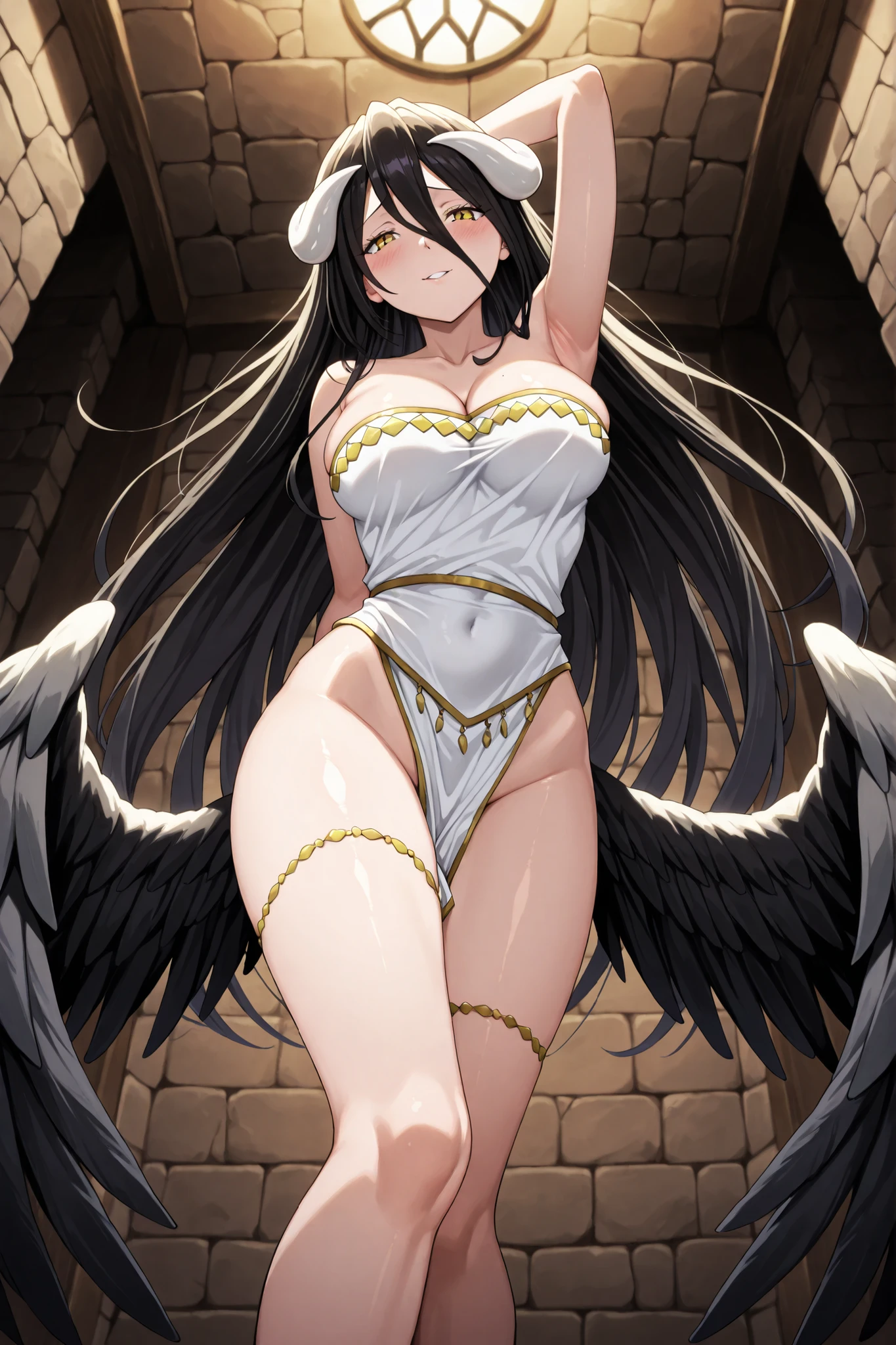 16k works,Highest quality,18-year-old,No background.White background only,whole body、sexy, One person, Beautiful Face,, Symmetrical eyes, Perfect body, Good balance、 Perfect body,whole bodyに包帯を巻いて、Like a mummy、