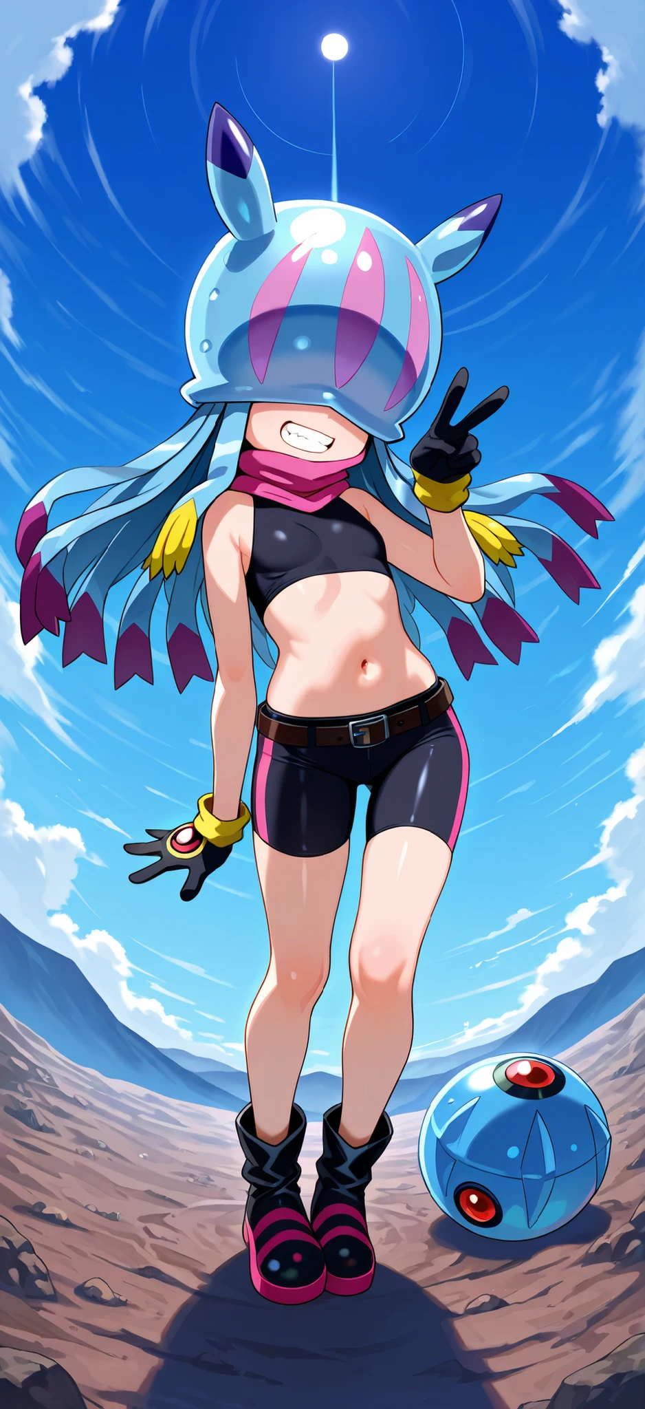 pansto art style, 1girl posing in a bikini on the beach,