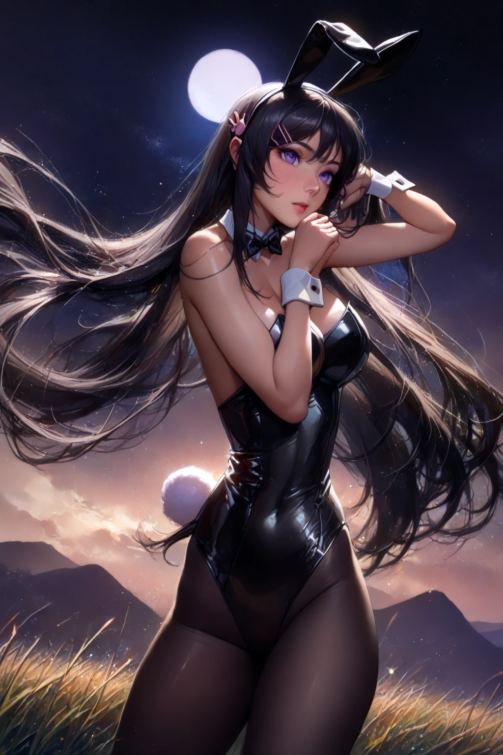 masterpiece, best quality, best quality, masterpiece, high resolution, Key Points, anime style, Girls Design, portrait, Gisha, Anime Character, Long hair, Hair covers the ears, Delicate and powerful appearance, Dissonance, High,, hapiness, luxury clothes, rich and colorful, Color 1080P, HD, 4K, 8k black，Chiaroscuro, Ray Tracing, Movie Lighting, Cowboy shooting, 8k, Yes, Super Detail, precise, best quality, The award-winning, The award-winning, A high resolution, masterpiece, High Detail，Guweiz on Artstation Pixiv, Hot topics on artstation pixiv, 详细的number概念艺术, author：Yang Jie, 2. 5D CGI anime fantasy artwork，Ultra HD，8k ，Realistic skin texture，Chiaroscuro, Ray Tracing, Movie Lighting, 8k, Yes, Super Detail, precise, best quality, The award-winning, The award-winning, A high resolution, masterpiece, High Detail，In the snow，Clear，masterpiece， best quality， 8k， number， 1 girl， Solitary，  ， electric wire， cable， Failure Effect， scary， Science fiction， Futurism， Neon， Cyberpunk Characters， Surreal， Strange， Disturbing， Creepy， scary， Western Metal，Bright Eyes，Black，Black long gloves，Jumpsuits，leggings，Highlight her graceful figure,Wrap the whole body，Symbiote，（（Sexy bulge）），One-piece Pants，Red Eyes，Venom，Black，Black long gloves，Jumpsuits，Black one piece，，best quality, high resolution, Ultra Detailed, Vivid texture, mask, Bangs，wear socks，best quality, 30-year-old woman, Huge breasts, 棕色Long hair, blue eyes, tight white dress, Sunset, Upper Body, Sexy, Angelic, Thin fabric, see through, Divine Light, Fluffy clouds, Colorful