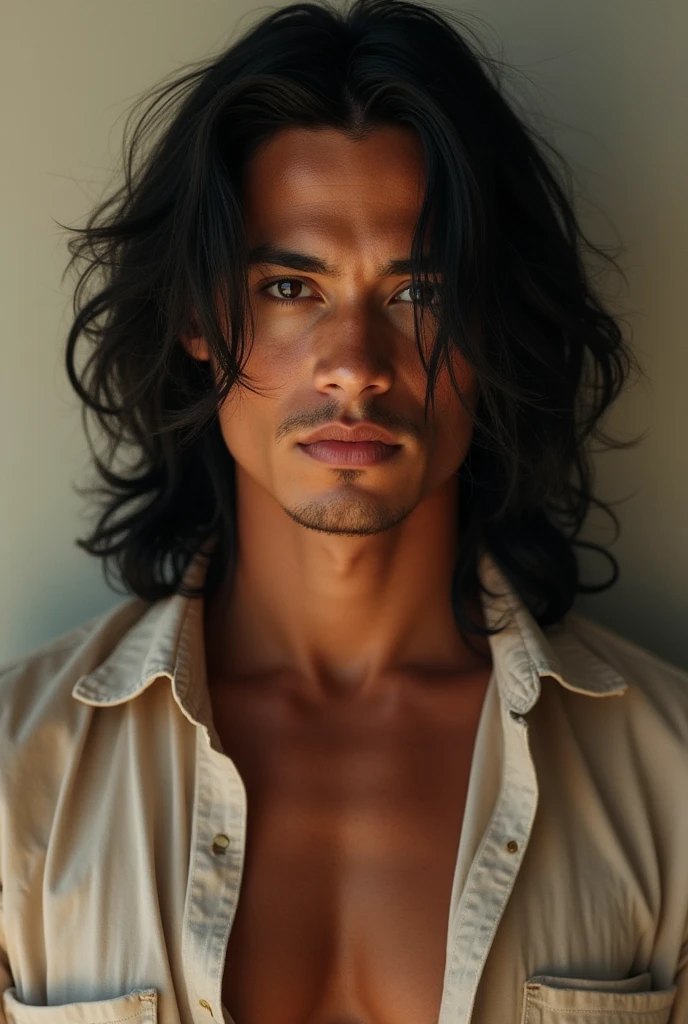 Best long hair in sexy boy