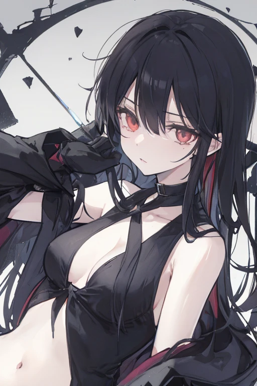 Izanami Demon of death, appearance of a 26-year-old woman, very elegant and expensive black dress, totally black eyes, dark gray flesh and blood, very pale skin, light gray hair, black claws, sharp gray teeth, great beauty ,dark gray deer antlers on her head,she is about 255 cm tall,she has 2 bone wings on her back,serious expression,very good body,Pamela elegant black color and face,Expensive and elegant black heels,Power ∞, Stamina ∞, Physical abilities ∞, Immunity to anything, Absolute control over death, Serious and elegant attitude, somewhat expressionless, neutral, somewhat insensitive, Axesual, Aromantic, Age 80, Dark divinity, Conceptual demon, Real age eons, Cup breasts K of 122 cm,xexi