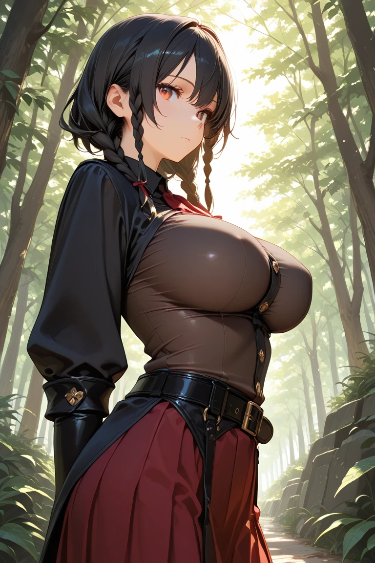 grabbing another's breast