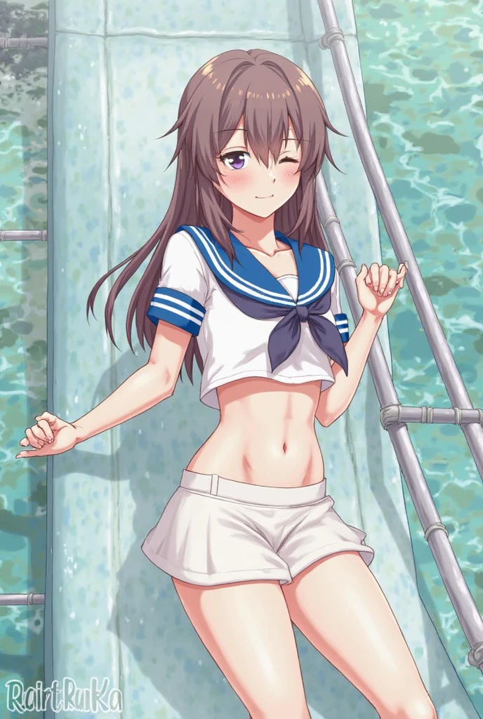 Beauty、school swimwear