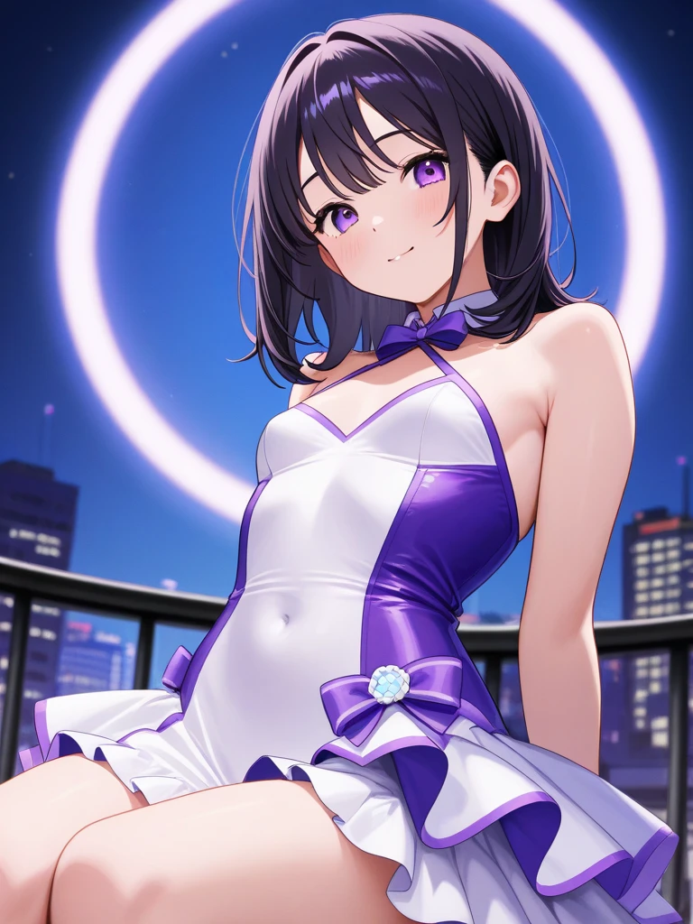 (Incredibly ridiculous absolute resolution:1.5)、top-quality、masuter piece、超A high resolution、(JINS、Cardigans in bright colors、High-tech sneakers) BREAK Shoujo Manga Style、(Curvaceous loli)、(((The length of hair to the shoulders)))、(((short braiding)))、Angle from which you can see the whole body、Entangle、Beautiful and aesthetic:1.5、High quality:1.3