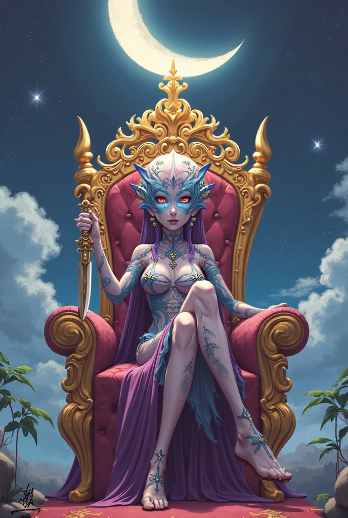(masterpiece, best_quality, ultra-detailed, immaculate:1.3), epic, illustration, 1girl, (full body:1.3), villainess, (flowing dress:1),(intricate tattoos:1.3),(makeup:1.3), japanese, (Throne of bones,Grand fireplace with eerie green flames,Black feathers:1.3),In a Gothic cathedral with stained glass windows, in a warzone, bombshell hair, iridescent white hair, Shag Cut, seiza <lyco:EnvyPastelGoth01:1> <lora:cutemix2:1>