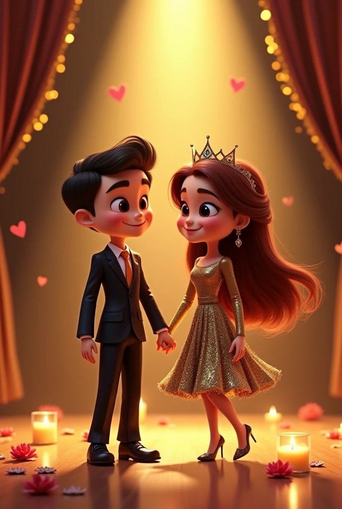 Cute couple goals for me boyfriend on his birthday wishing him with his crown birthday hat not on me give more couple vibes