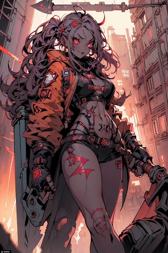 ((masterpiece)), (best quality), official art, extremely detailed CG, unity 8k wallpaper, ultra detailed, highly detailed, detailed background, vivid color, photorealistic, perfect lighting, best illumination,
1girl, shibuya rin,  black hair, green eyes,  choker,  
edgSP, tattoos,bandana on head, wearing edgSP_outfit, full body, 
<lora:edgSteel_Panther:0.7>